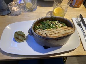 Lentil curry  at Delilah's in Lochinver