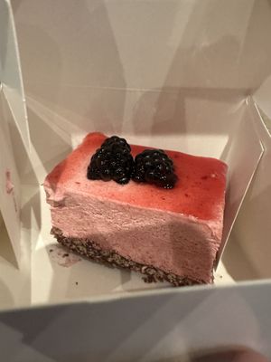 Blackberry cake   at Ole & Steen - Bryant Park in New York City