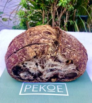 Cocoa hazelnut loaf  at Pekoe in Dubai
