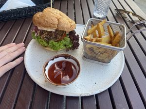 Burger Wegański  at Dwór Kukuczka in Istebna