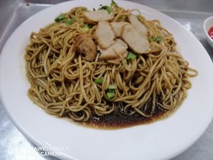 Kampua with black soya sauce at Bao Bao Ais Kacang 2 宝宝红豆冰2 in Kuching