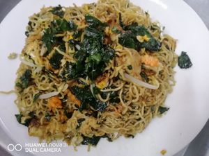 马尼菜炒米粉 at Bao Bao Ais Kacang 2 宝宝红豆冰2 in Kuching