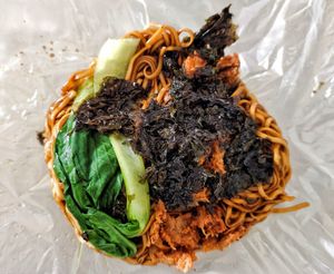 Bao Gong mee, my favorite, must try at Bao Bao Ais Kacang 2 宝宝红豆冰2 in Kuching
