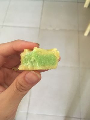 Green bean cake at Loving Hut - Bien Tinh Thuong in Da Nang