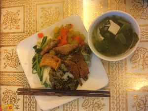 Rice with mix veggies  at Loving Hut - Bien Tinh Thuong in Da Nang