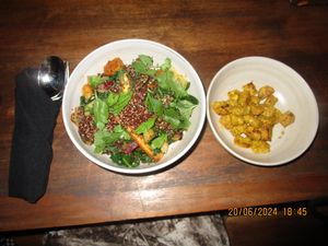 Vegan veggie Bowl  at Ulu Garden in Pecatu