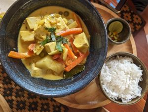 Curry at Grasshopper Cafe in Luang Prabang