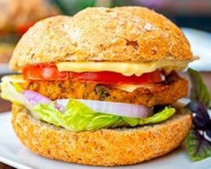 Hamburguesa.

Carne vegan, vegetales, salsa, pan sin levadura.

$12.000 COP. at Nutri Vegan in Buga