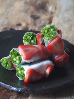 fresh spring roll

the vegetable change depending on the season

 at WILL YOU CURRY ME? in Fukuoka