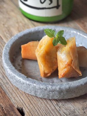 fried sprinp roll at WILL YOU CURRY ME? in Fukuoka