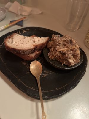 Mushroom pate  at WILL YOU CURRY ME? in Fukuoka