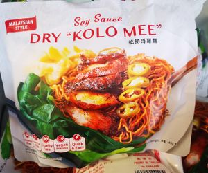 Clearly marked vegan at Lotus Vegetarian Market in Northbridge