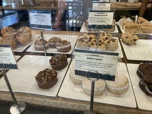 Bakery counter  at Flying Apron - West Seattle in Seattle