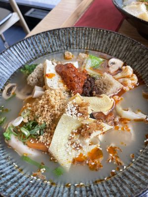 Spicy soup  at Bowl Maker Society in Cologne