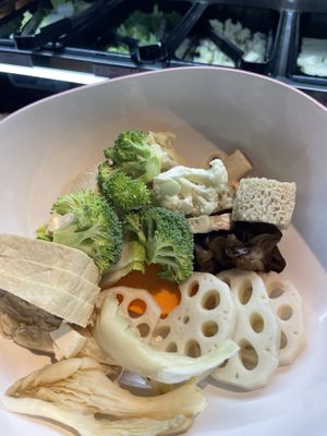 Ingredients  at Bowl Maker Society in Cologne