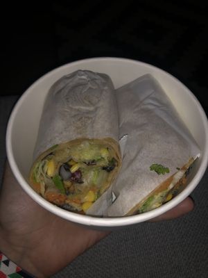 Vegan wrap  at Poke and Co  in Abu Dhabi