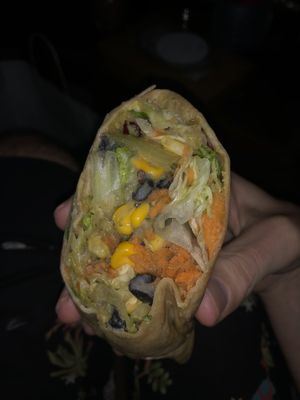 Vegan wrap  at Poke and Co  in Abu Dhabi