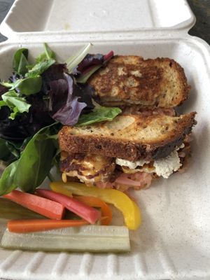 Ranchers tempeh VGF was good but a bit bland  at Outdated - An Antique Cafe in Kingston