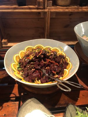 Beetroot salad  at Cooper's Bar and Restaurant in Abu Dhabi