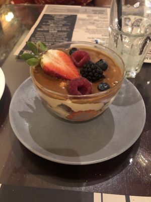 Biscoff Trifle. SO. DANM. GOOD!   at Cooper's Bar and Restaurant in Abu Dhabi