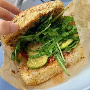 "ofengemüse focaccia" 6€ at Zeit für Brot - Potsdam in Potsdam