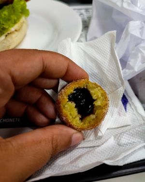 Coxurros, sweet filled pastry at Prime Dog - Vila Mariana in Sao Paulo