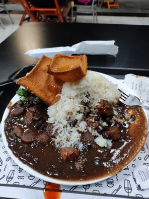 Feijoada vegana at Prime Dog - Vila Mariana in Sao Paulo