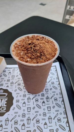 Milkshake vegano de Ovomaltine at Prime Dog - Vila Mariana in Sao Paulo