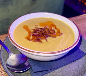 Curry Butternut Soup  at Forgotten Tonic in St Augustine