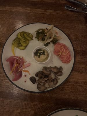 Pickle Plate  at Forgotten Tonic in St Augustine
