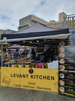 Stall at Levant Kitchen - Southbank Centre Food Market in South East London