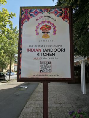 Außenansicht - Schild at Indian Tandoori Kitchen Bad Hersfeld in Bad Hersfeld