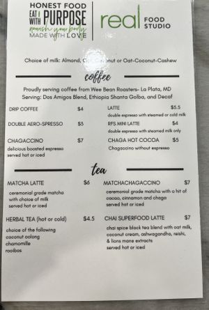   at Real Food Studio in Leonardtown