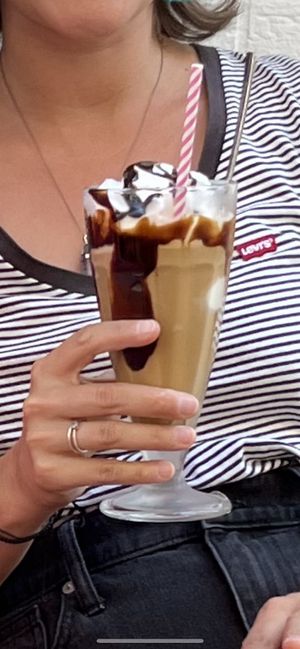 Ice cream coffee   at EisLiebe in der Kettengasse - Maybe closed in Cologne