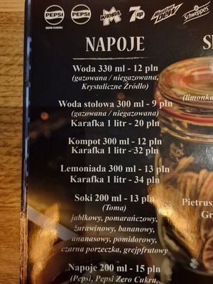 Mmmm a very special 1L water jug xD at Lord Jack in Rzeszow