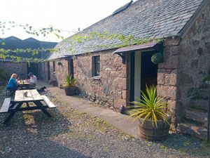 Entrance at Black Pearl Creole Kitchen in Gairloch