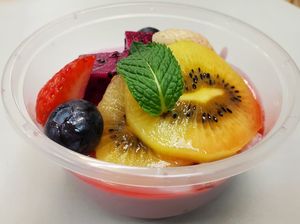 Food (Photo by Yising Tsai) at Hsiang De Temple - 祥德寺 in Hong Kong Island