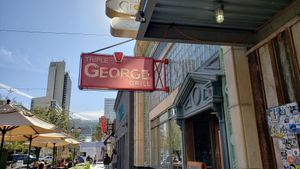 Entrance at Triple George Grill in Las Vegas