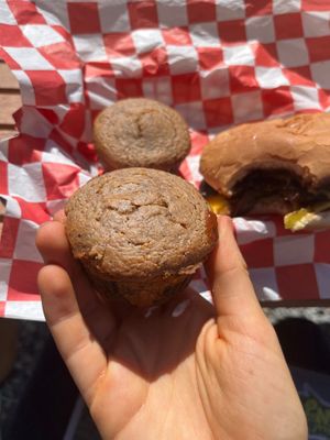 Haitian corn bread 10/10 at InnerG Cafe in Winter Haven