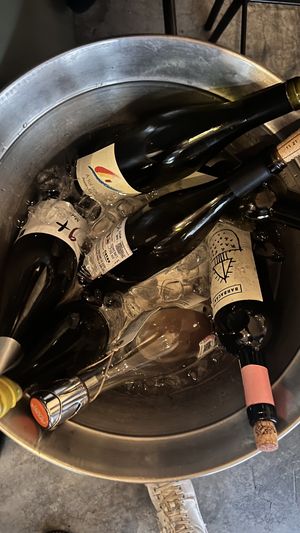 Natural organic wines  at Hugo El Wine Bar in Mexico City