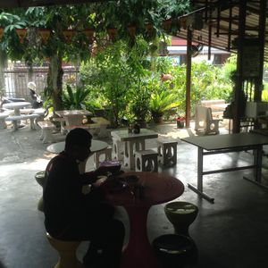 Tables shade at Baan Chey - บ้านเจ in Nan