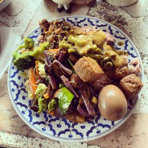 All this for just 50 baht! at Baan Chey - บ้านเจ in Nan