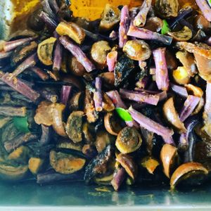 The dishes are different each day  at Baan Chey - บ้านเจ in Nan