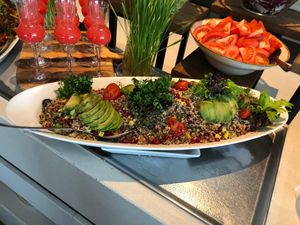 Quinoa salad at CuiScene in Abu Dhabi