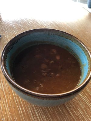 Chickpea curry at CuiScene in Abu Dhabi