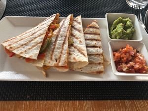 Quesadillas  at CuiScene in Abu Dhabi