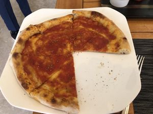 Vegan tomato flatbread   at Giornotte in Abu Dhabi