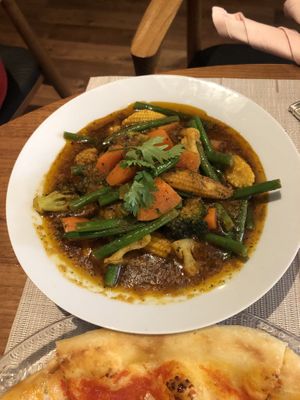 Vegetable curry  at Giornotte in Abu Dhabi