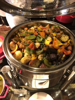 Roasted root veg  at Giornotte in Abu Dhabi