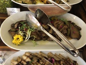 Grilled aubergine   at Giornotte in Abu Dhabi